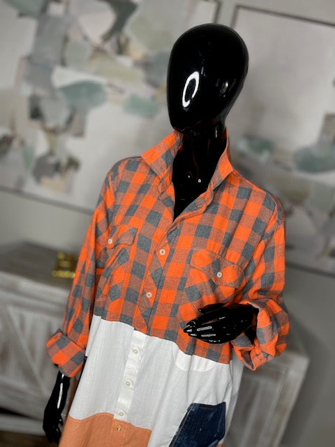REMIX ~ Maxi Flannel ShirtDress