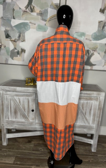 REMIX ~ Maxi Flannel ShirtDress