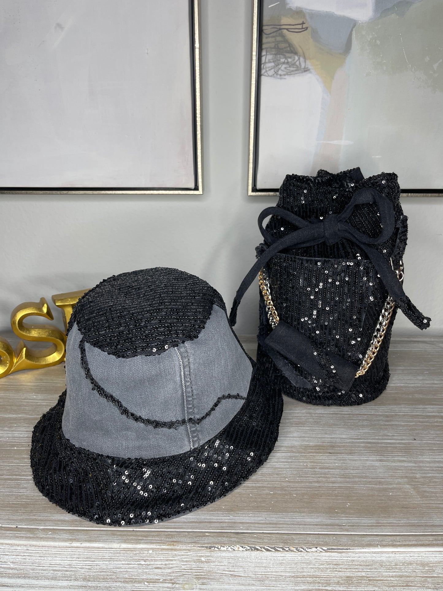 The Remixed Bucket Hat | Midnight Luxe