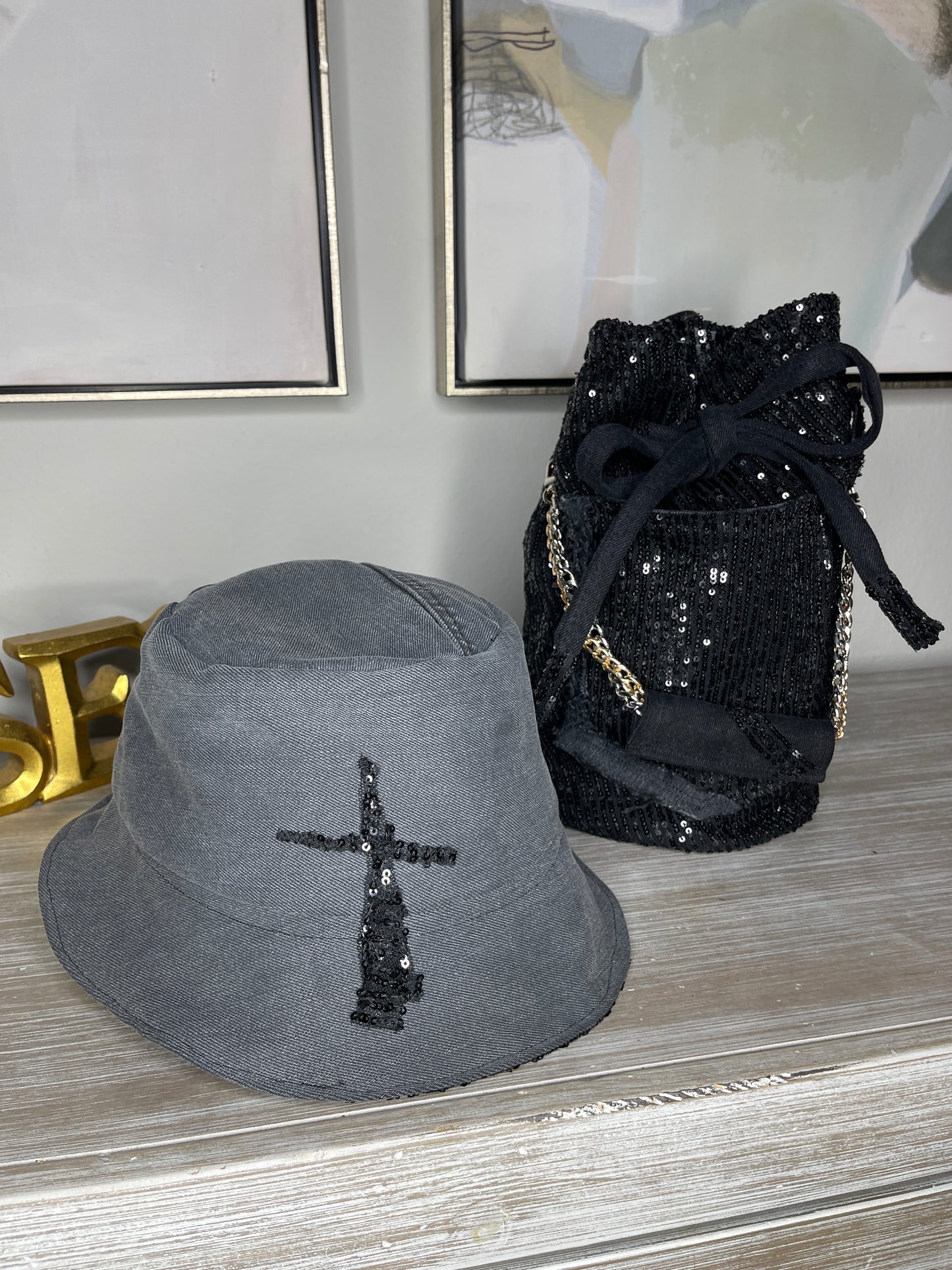 The Remixed Bucket Hat | Midnight Luxe